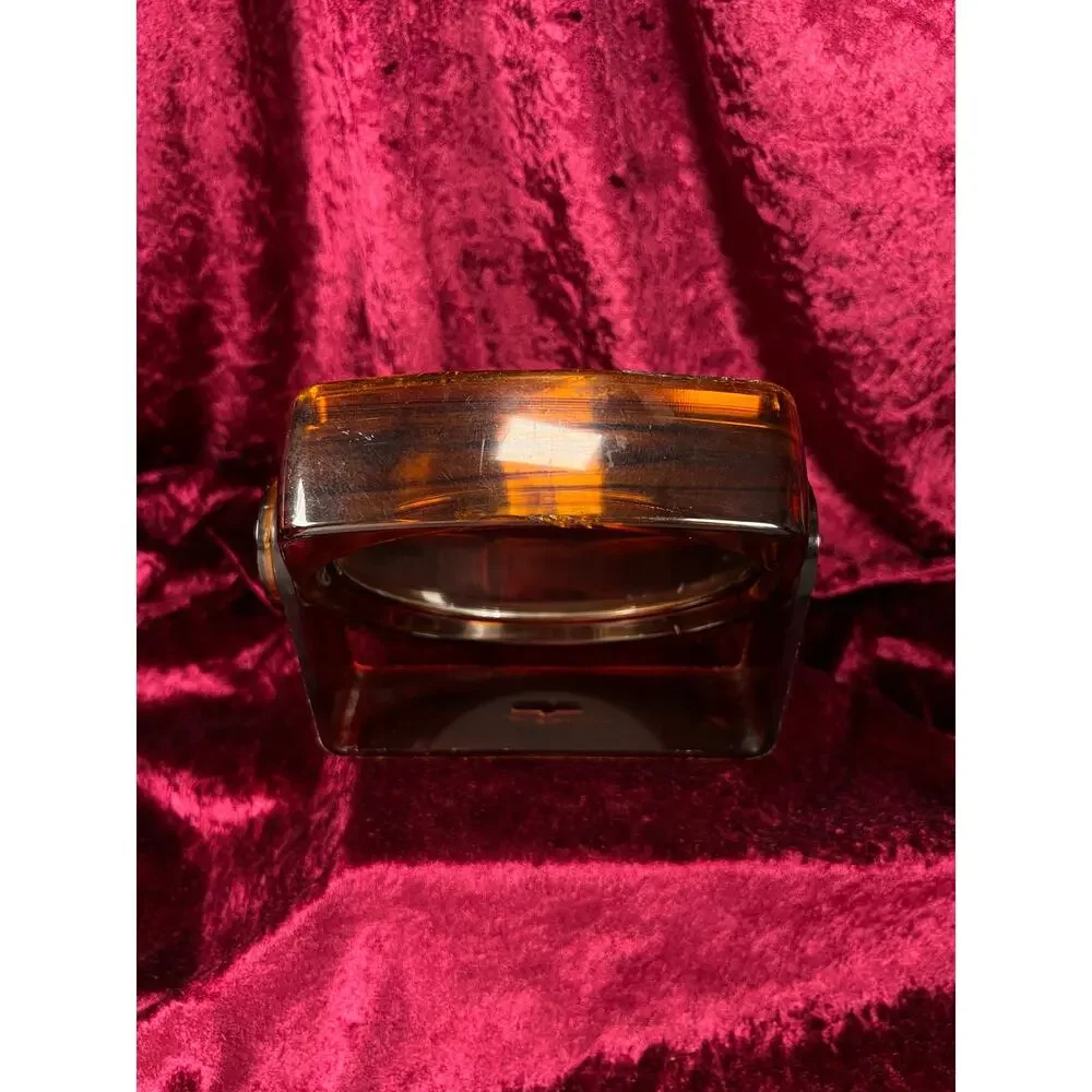 Vintage Tortoiseshell  Lucite Vanity Mirror - Swivel Tabletop Makeup Mirror